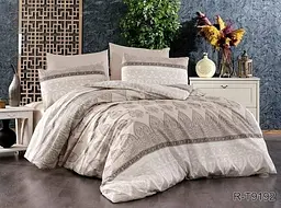 Комплект постільної білизни з компаньйоном (R-T9192) Євро TAG tekstil pbe0037210 - мініатюра 1