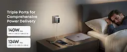 Зарядний пристрій ANKER Laptop GaN Charger 140W Smart з екраном PD 3.1 4 порти USB (B2697G41) - мініатюра 7