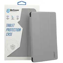 Чохол-книжка BeCover силіконовий для Apple iPad Mini 7 2024 Gray (712430) - мініатюра 4