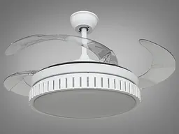 Люстра вентилятор-вентилятор LED Diasha A002, 28W, діаметр 120 см, для дому та офісу - мініатюра 4