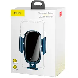 Автомобільний утримувач холдер Baseus Future Gravity Car Mount Holder SUYL-BWL03 Blue - мініатюра 9