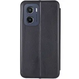 Шкіряний чохол-книжка Classy для Motorola Moto G05 / E15 Чорний - мініатюра 2