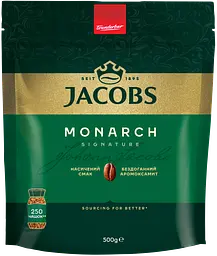 Кава розчинна Jacobs Monarch економ-пакет 500 г
