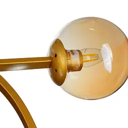 Люстра стельова Brille в спальню Е27 60W G (BR-01 643C/5) - мініатюра 3