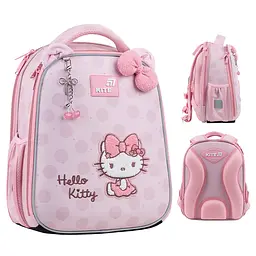 Рюкзак для початкової школи Kite Education каркасний 555 HK-2 Рожевий (HK26-555S-2) - мініатюра 2