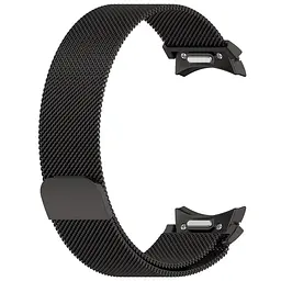 Ремінець металевий для смарт-годинника Google Pixel Watch 40,42,43,44,45,46,47 mm, Milanese Magnetic, чорний, міланська петля, браслет на магнітній застібці, сумісний з годинником Google Pixel Watch, для моделей з розміром корпусу 40,42,43,44,45,46 - мініатюра 3