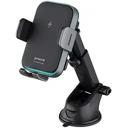 Автомобільний тримач із бездротовою зарядкою Proove Triple Clamp Pro 15W сірий - мініатюра 3