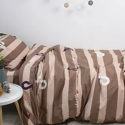 Постільна білизна підліткова ТЕП Soft dreams Line Brown 2-00886_26455 150х215 см коричнева - мініатюра 4
