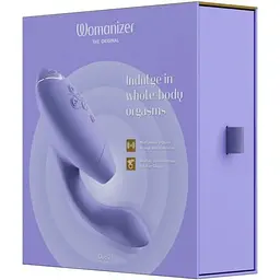 Подвійний стимулятор Womanizer Duo 2 Lilac - мініатюра 9