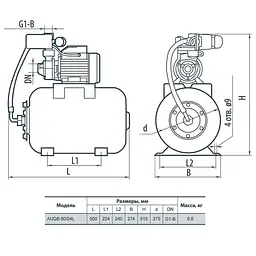 Насосна станція Rudes AUQB 60 - мініатюра 3