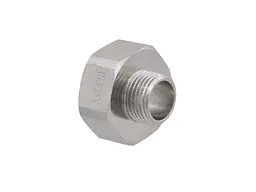 Перехідник RAFTEC 1"В - 1/2"З ВЗ, DN25х15, нікель, P0301 - мініатюра 2