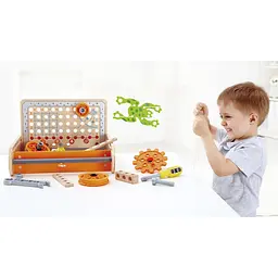 Конструктор Hape Junior Inventor Інструменти для експериментів 32 елементів (E3029) - мініатюра 3