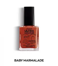 Швидковисихаючий лак для нігтів Avon «УльтраКолір за 60 секунд» Baby Marmalade,10 мл (49469317) - мініатюра 1