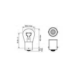 Автолампа Bosch 21W (1 987 302 239) - мініатюра 5