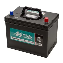Акумулятор 6СТ-70A MIDAC HERMETICUM Asia, 12V, 70Ah (-/+) Євро, EN560А - мініатюра 3