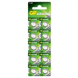 Батарейка GP ALKALINE лужна A76 357 SR44 LR44 G13 (10 шт на блістері)