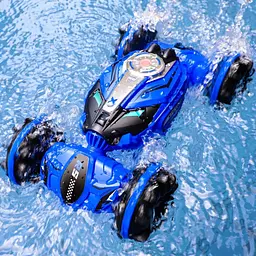 Машинка на радіокеруванні JJRC Q150 Twist Double-sided Transforming Climber Car Blue [119051] - мініатюра 2