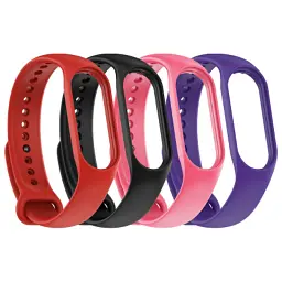 Ремінець до фітнес браслета Armorstandart комплект 4шт Xiaomi Mi Band 7/6/5 Sport (ARM87048) - мініатюра 2