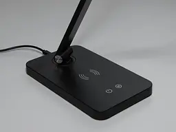 Настільна лампа LED Diasha A855BK wireless charge, 5W, чорний, сенсорна, регульована висота для робочого столу - мініатюра 4