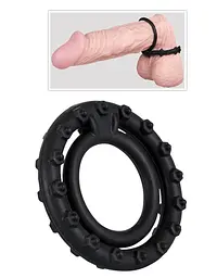 Подвійне ерекційне кільце Steely Cockring black Orion 42-05070320000 20808 - мініатюра 3