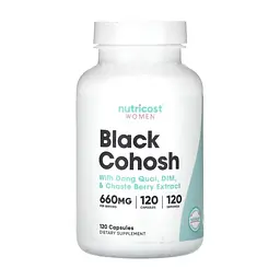 Вітамінно-мінеральний комплекс Nutricost Комплекс для жінок з клопогоном, Women, Black Cohosh with Dong Quai, DI (NCS67469)