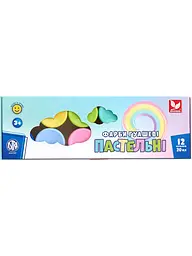 Гуаш 12 кол. 20 мл ШКОЛЯРИК пастельні (301118001-UA)