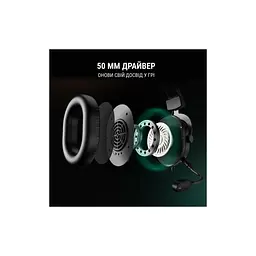 Навушники Fifine H6 RGB 7.1 Black (H6) - мініатюра 8