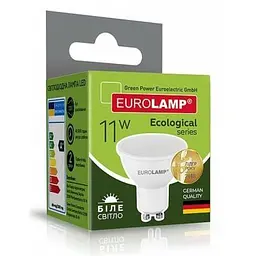 Лампочка Eurolamp LED SMD MR16 11W GU10 4000K 220V (LED-SMD-11104(P)) - мініатюра 3