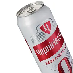 Пиво Чернігівське 0 Alco світле безалкогольне 0.5 л - мініатюра 5