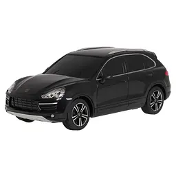 Машинка на управлінні Porsche Cayenne Turbo 1:24 чорна RASTAR - мініатюра 6