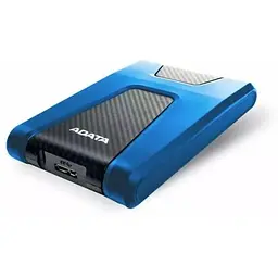 Зовнішній ударостійкий жорсткий диск Adata DashDrive Durable HD650 1TB USB 3.2 Gen.1 синій - мініатюра 3