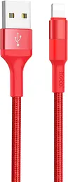 Кабель Hoco X26 Xpress Lightning 1m red