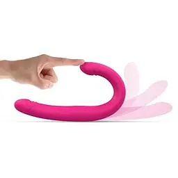 Вібратор-пульсатор двосторонній Dorcel Orgasmic Double DO - мініатюра 9