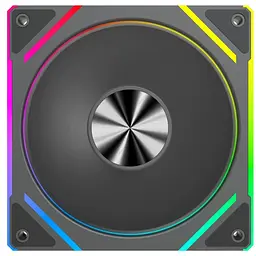 Вентилятор Coolmoon 120мм CM-7PRO-B-R Reverse (CM-7PRO-B-R) Black - мініатюра 2