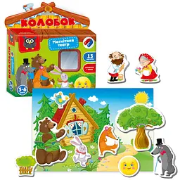 Магнітний театр Vladi Toys Академія розвитку Колобок укр. мова (VT3206-30) - мініатюра 2
