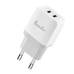 Мережевий зарядний пристрій Avantis A829 (2USB/2.4A)- білий
