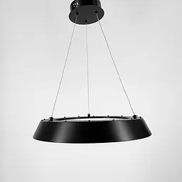 LED світильник круглий підвісний у чорному корпусі Line.F 1015-500 P BK - мініатюра 7