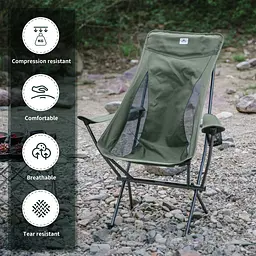 Крісло складане Naturehike CNK2300JU0003 зелене - мініатюра 4