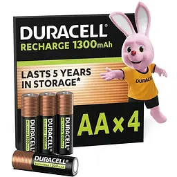 Акумулятор Duracell AA HR6 1300mAh * 4 (5007324)