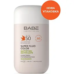 Сонцезахисний супер флюїд Babe Laboratorios Sun Protection SPF 50 з тонувальним ефектом 50 мл - мініатюра 4