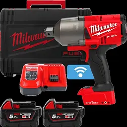 Гайковерт акумуляторний безщітковий 3/4'' MILWAUKEE, M18 ONEFHIWF34-502X, 2034Нм, з кільцем