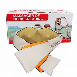 Роликовий 4D масажер для всього тіла з підігрівом 220V 12V Massager of Neck Kneading - мініатюра 9