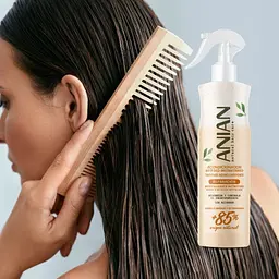 Двофазний кондиціонер Anian Repairing Leave-in conditioner для пошкодженого волосся 400 мл - мініатюра 4