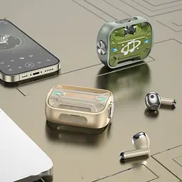 Бездротові навушники Hoco EW55 TWS gaming headset | BT5.3, 30/300mAh, 4h | army-green - мініатюра 3