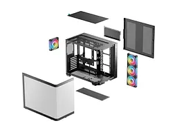 Корпус Deepcool CG530U 4F Black (R-CG530U-BKAGA4-G) - миниатюра 8