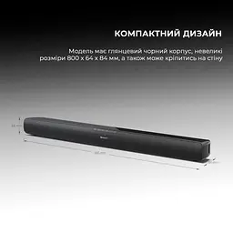 Саундбар Sharp HT-SB100 Black - мініатюра 5