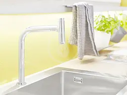 Кухонна мийка Hansgrohe S712-F660 на стільницю 760x500 Stainless Steel 43308800, Нержавіюча сталь - мініатюра 3