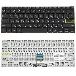 Клавіатура для ноутбука ASUS (X321 series) rus, black, без кадру