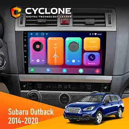 Штатна магнітола Subaru Outback 2014-2020 Cyclone C9-001 2x32 CPL Cyclone (НФ-00002851)