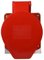 Розетка стаціонарна 32А P5 IP44 3P+N+PE ГС АСКО-УКРЕМ (A0080040006) - мініатюра 3